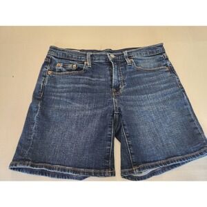 GAP 5 Inch Mid Rise Denim Shorts Blue Wash Size 27